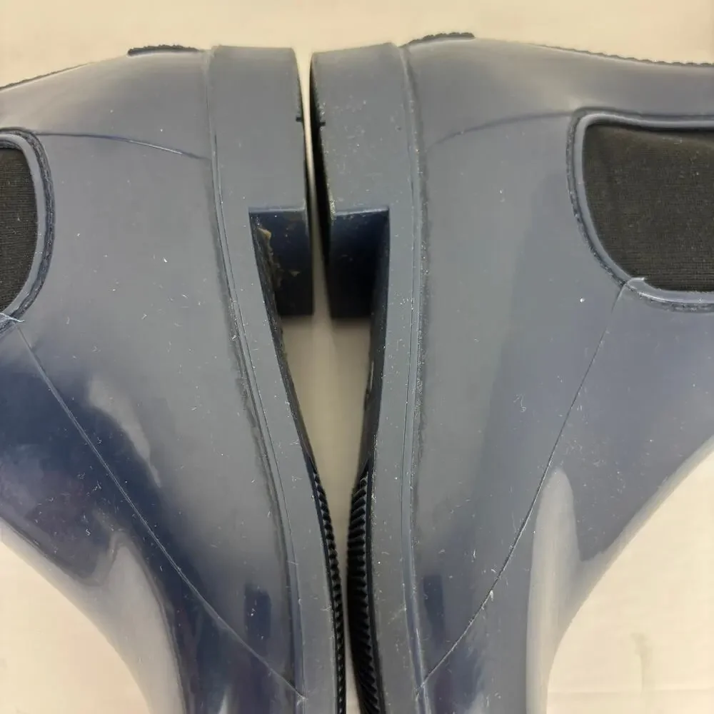 Sam Edelman Navy Blue Tinsley Rain Boots Chelsea 9